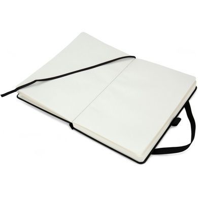 Книга записна Axent Partner 8307-01-A, A5-, 125x195 мм, 96 аркушів, нелінований, тверда обкладинка, чорна 8307-01-A фото