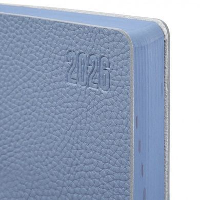 Дневник-деловая записная книжка А5 Leo Planner датированный 2026 "Vitto", мягкая, голубой, 368 страниц (252644) 252644 фото