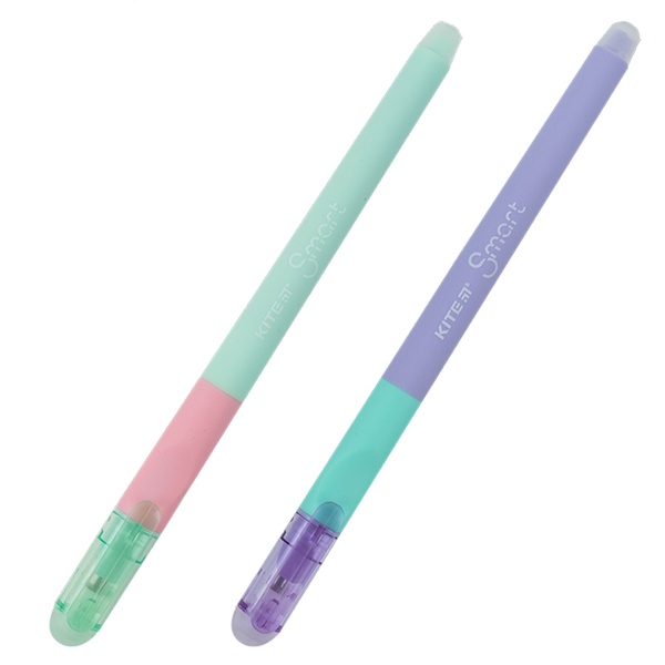 Ручка гелева "пиши-стирай" Kite Smart K23-098-2, синя K23-098-2 фото