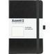 Книга записна Axent Partner 8307-01-A, A5-, 125x195 мм, 96 аркушів, нелінований, тверда обкладинка, чорна 8307-01-A фото 1