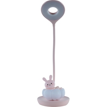 Настільна лампа LED з акумулятором Cloudy Bunny Kite K24-493-1-2, рожевий K24-493-1-2 фото