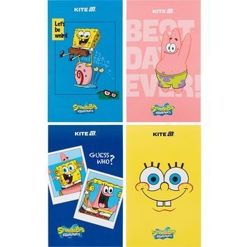 Блокнот-планшет Kite Sponge Bob SB25-195, A6, 50 аркушів, нелінований SB25-195 фото