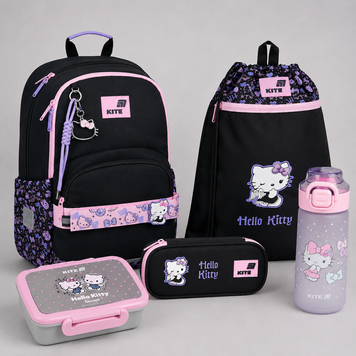 Шкільний набір 5в1 Kite Education Hello Kitty SET_HK26-585M SET_HK26-585M фото