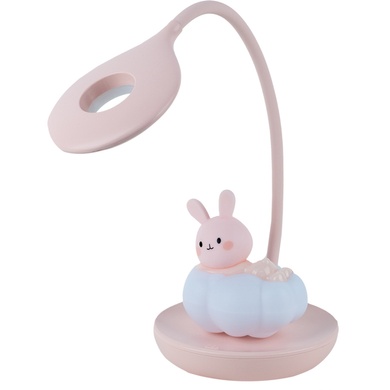 Настільна лампа LED з акумулятором Cloudy Bunny Kite K24-493-1-2, рожевий K24-493-1-2 фото