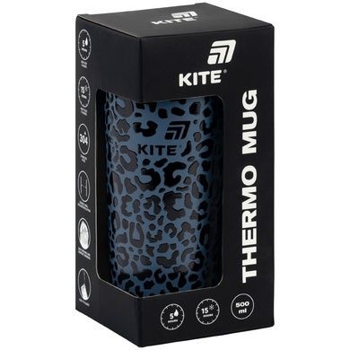Термочашка Kite K26-1226-1, 500 мл, темно-сіра K26-1226-1 фото