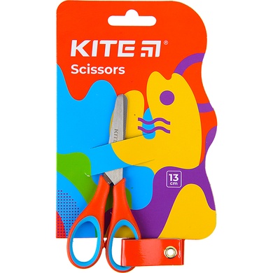 Ножиці дитячі з гумовими вставками Kite Fantasy K22-123-2, 13 см K22-123-2 фото