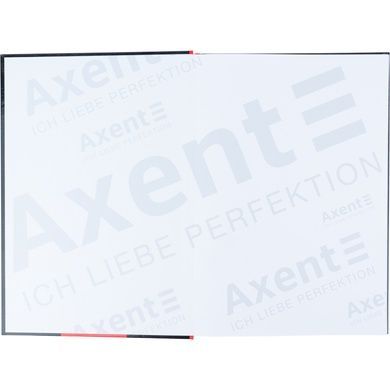 Книга записна Axent Colors 8421-08-A, А4, 80 аркушів, клітинка, червона 8421-08-A фото