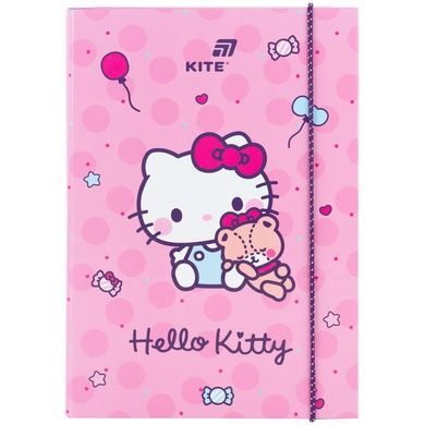 Папка для зошитів на гумці Kite Hello Kitty HK26-210-1, картон HK26-210-1 фото