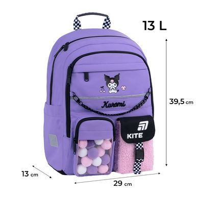 Рюкзак школьный Kite Education Kuromi HK26-584M HK26-584M фото