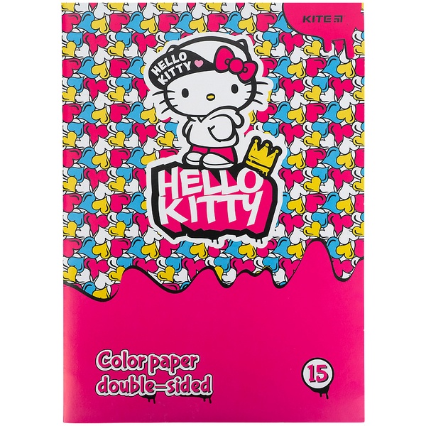 Папір кольоровий двосторонній Kite Hello Kitty HK21-250 HK21-250 фото