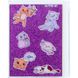 Блокнот Kite Purple cats K22-462-2, 80 листов, клетка, силиконовая обложка K22-462-2 фото 1