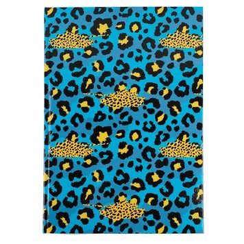 Книга записна Axent Leopard 8422-554-A, А4, 96 аркушів, клітинка, блакитна 8422-554-A фото