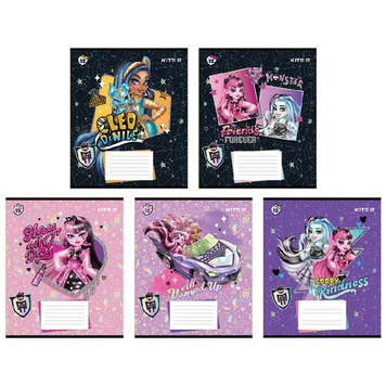 Тетрадь школьная Kite Monster High MH24-232, 12 листов, клетка MH24-232 фото