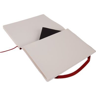 Книга записна Axent Partner Soft L, 8615-06-A, 190x250 мм, 96 аркушів, клітинка, гнучка обкладинка, червона 8615-06-A фото