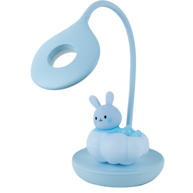 Настільна лампа LED з акумулятором Cloudy Bunny Kite K24-493-1-3, блакитний K24-493-1-3 фото