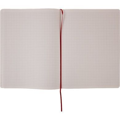 Книга записна Axent Partner Soft L, 8615-06-A, 190x250 мм, 96 аркушів, клітинка, гнучка обкладинка, червона 8615-06-A фото