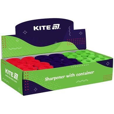 Точилка з контейнером Kite Soft K25-370, асорті K25-370 фото