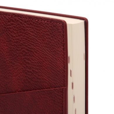 Щоденник-діловий записник А5 Leo Planner датований 2026 "Credo", інтегральний, бордовий, 368 сторінок (252645) 252645 фото