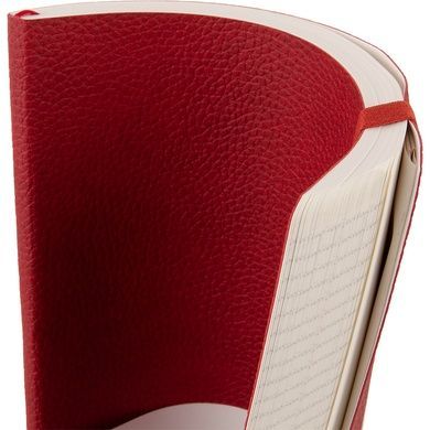 Книга записна Axent Partner Soft L, 8615-06-A, 190x250 мм, 96 аркушів, клітинка, гнучка обкладинка, червона 8615-06-A фото