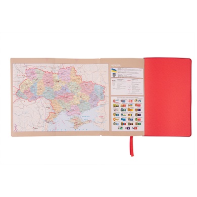 Ежедневник А5 Leo Planner датированный 2025 Boss красный 368 стр 252516 фото