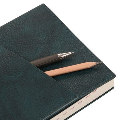 Щоденник-діловий записник А5 Leo Planner датований 2026 "Credo", інтегральний, смарагдовий, 368 сторінок (252646) 252646 фото
