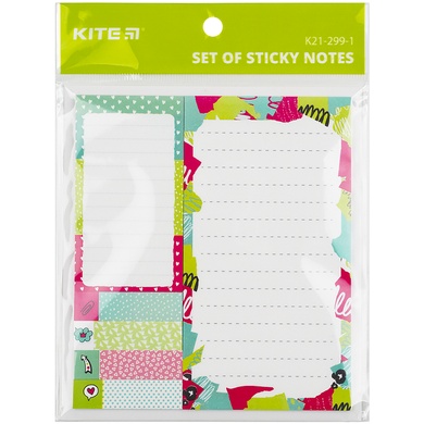 Блок бумаги с липким слоем Kite Color K21-299-1, набор K21-299-1 фото