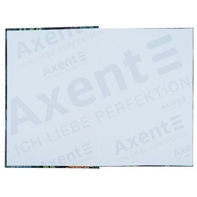 Книга записна Axent Leopard 8422-557-A, А4, 96 аркушів, клітинка, зелена 8422-557-A фото