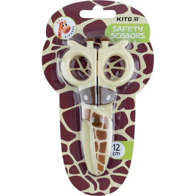 Ножиці дитячі безпечні Kite Giraffe K22-008-03, 12 см K22-008-03 фото