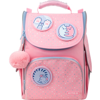 Набор рюкзак+пенал+сумка для об.+кош. Kite 501S Hugs&Kitten SET_K22-501S-3 (LED) фото