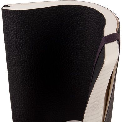 Книга записна Axent Partner Soft L, 8615-01-A, 190x250 мм, 96 аркушів, клітинка, гнучка обкладинка, чорна 8615-01-A фото