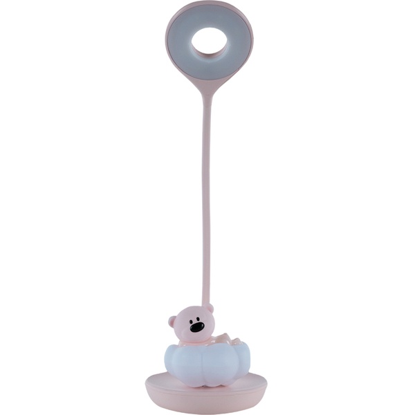 Настольная лампа LED с аккумулятором Cloudy Bear Kite K24-493-2-2, розовый K24-493-2-2 фото