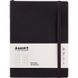 Книга записна Axent Partner Soft L, 8615-01-A, 190x250 мм, 96 аркушів, клітинка, гнучка обкладинка, чорна 8615-01-A фото 1