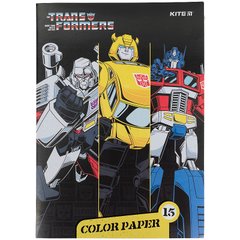 Бумага цветная двусторонняя Kite Transformers TF21-250