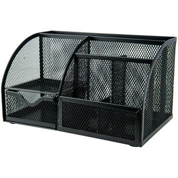 Подставка-органайзер Axent 2125-01-A, 220x140x130 мм, металлическая, черная 2125-01-A фото