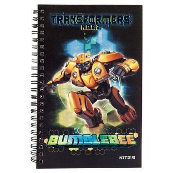 Блокнот на спіралі Kite Transformers BumbleBee Movie TF19-225, 80 аркушів, клітинка TF19-225 фото