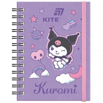 Блокнот на спіралі Kite Kuromi HK26-229, А6, 80 аркушів, клітинка HK26-229 фото