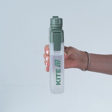 Пляшка для води K25-1239-3, 450 мл, зелена K25-1239-3 фото