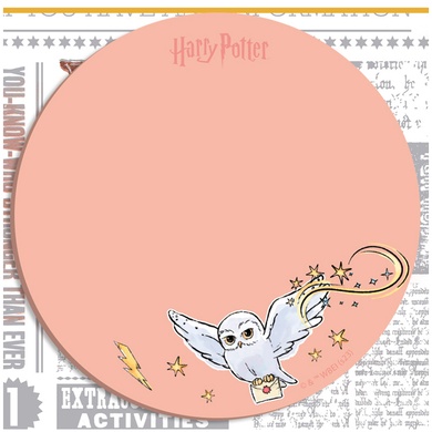 Блок паперу з клейким шаром Kite Harry Potter HP23-298-1, 70х70 мм, 50 аркушів HP23-298-1 фото