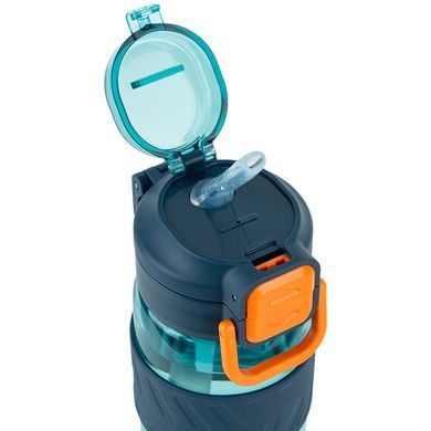 Пляшечка для води Kite K25-1234-3, 800 мл, блакитно-помаранчева K25-1234-3 фото