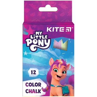 Крейда кольорова Kite My Little Pony LP24-075, 12 штук LP24-075 фото