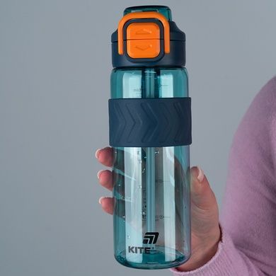 Пляшечка для води Kite K25-1234-3, 800 мл, блакитно-помаранчева K25-1234-3 фото