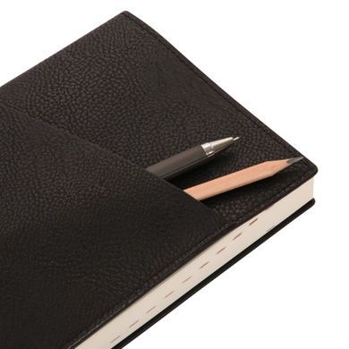 Щоденник-діловий записник А5 Leo Planner датований 2026 "Credo", інтегральний, чорний, 368 сторінок (252647) 252647 фото