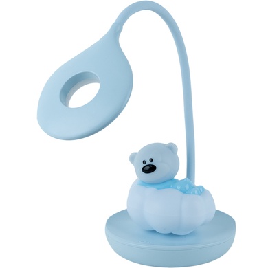 Настільна лампа LED з акумулятором Cloudy Bear Kite K24-493-2-3, блакитний K24-493-2-3 фото