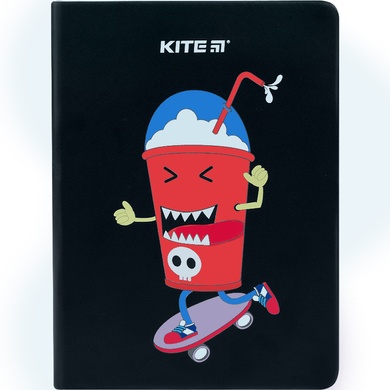 Блокнот Kite Black skate K22-464-4, В6, 96 листов, клетка K22-464-4 фото
