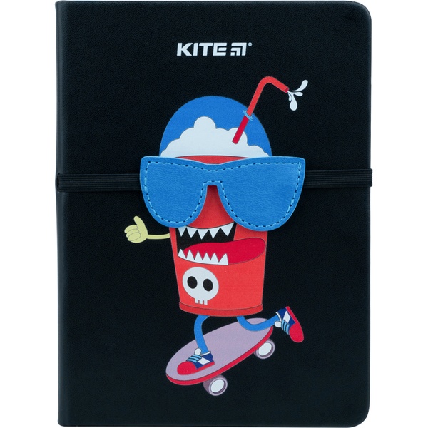 Блокнот Kite Black skate K22-464-4, В6, 96 аркушів, клітинка K22-464-4 фото