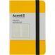 Книга записна Axent Partner 8301-08-A, A6-, 95x140 мм, 96 аркушів, клітинка, тверда обкладинка, жовта 8301-08-A фото 1