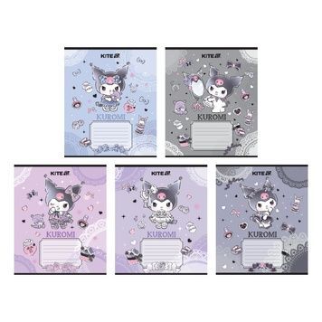 Зошит шкільний Kite Kuromi HK25-237-1, 18 аркушів, лінія HK25-237-1 фото