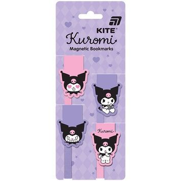 Набір магнітних закладок-лясе Kite Kuromi HK26-497-2 HK26-497-2 фото