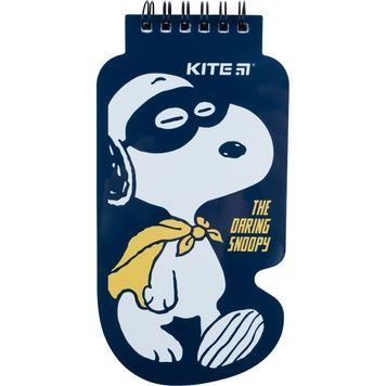 Блокнот на спіралі Kite Snoopy SN22-465, 50 аркушів, нелінований SN22-465 фото