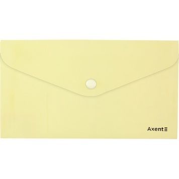 Папка-конверт на кнопке Axent Pastelini 1414-08-A, желтая 1414-08-A фото